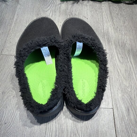Oofos OOcoozie Mule Mens Size 8 Black Casual Walking Slip On Recovery Sandals main image 8